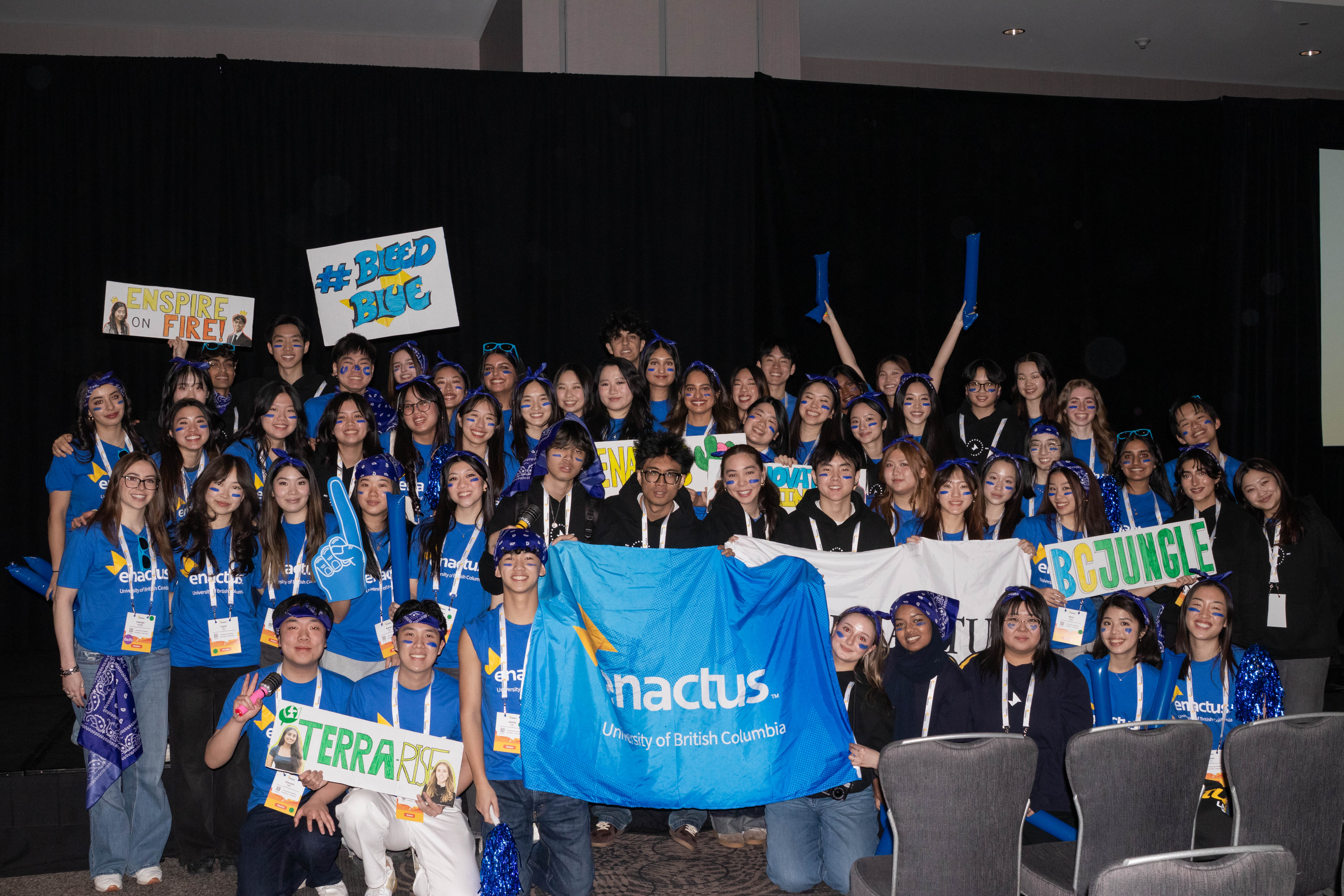 Enactus UBC members working together